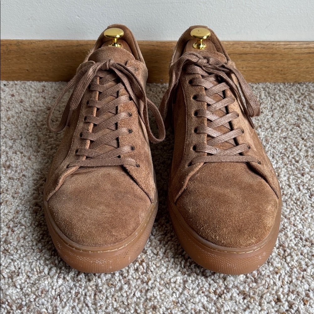 Thursday Boot Co. Premier Suede Sneakers Shoes Camel Brown. Handcrafted 10.5 - Picture 2 of 9